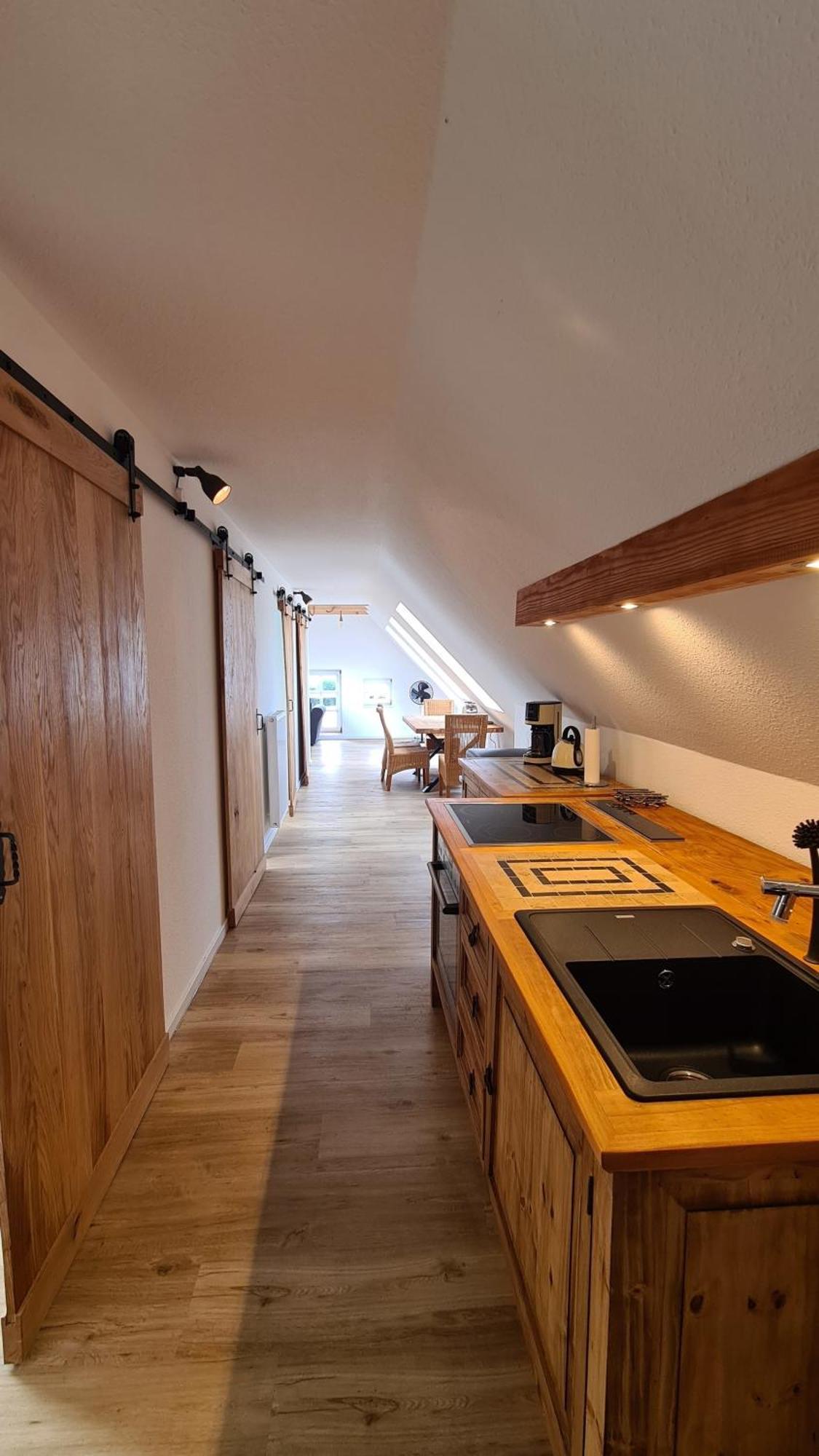 Naturhof Buschwiesen - Wohnung Lama Wilsum Luaran gambar